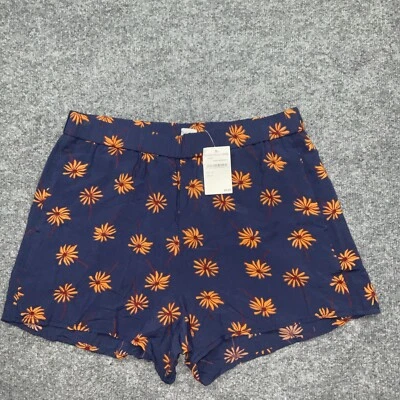 Pantalones Cortos Madewell Para Mujer Talla M Oscuro Medianoche Floral Pull On Informal  Foto 1 de 4