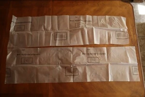 Lot of 2x Plastic Bag For Rifle Military Issue (Rubberbands are brittle) Storage - Picture 1 of 10