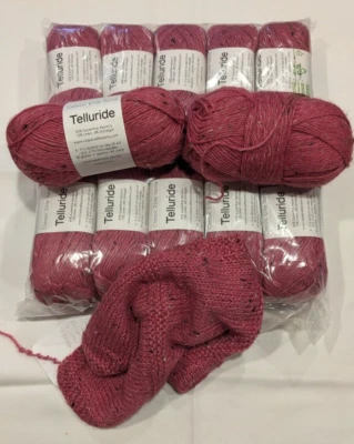 11+ 50g Skeins Classic Elite YARN Superfine ALPACA mix Telluride pink tweed 2919 - Image 1 of 3