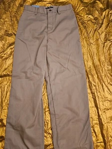 NEW - FLAT FRONT PANT BASIC EDITIONS Size 14 Regular Boys Pants Brown Tan 14R !! - Picture 1 of 10
