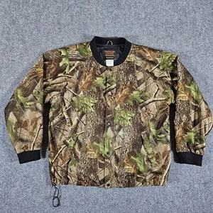 Stearns Dry Wear Camo Realtree Snap Jacket Men's Size Large Hunting Outdoors - Picture 1 of 7