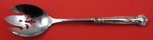 Chantilly by Gorham Sterling Silver Salad Serving Fork HH w/ Stainless Orig 11"
