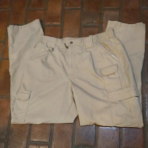 Propper Men's Pants Tactical CombatCargo Khaki Ripstop Double Knee 9pocket 40x36 - Picture 1 of 8