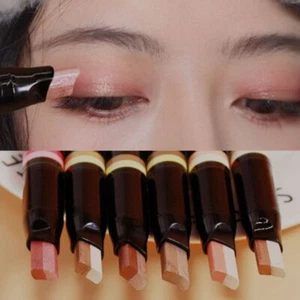 Gradient Eye Shadow Stick Double Color Eye Makeup Eye Shadow Pencil Women - Picture 1 of 16