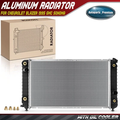 Auto trans w/ Oil Cooler Radiator for Chevrolet Blazer 1995 GMC Sonoma 1994-1995 - Image 1 of 4