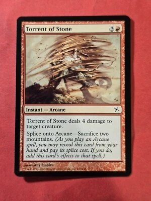 2005 Magic The Gathering Betrayers of Kamigawa #119 Torrent of Stone, C, NF, cd4 - Image 1 of 3
