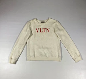 Valentino Garavani Sweatshirt Women Big Logo Y2K Style Size M - Picture 1 of 11
