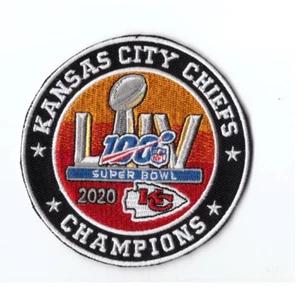 New 3 1/2" Kansas City Chiefs LILV Champions Iron on Patch Free Ship - Picture 1 of 1