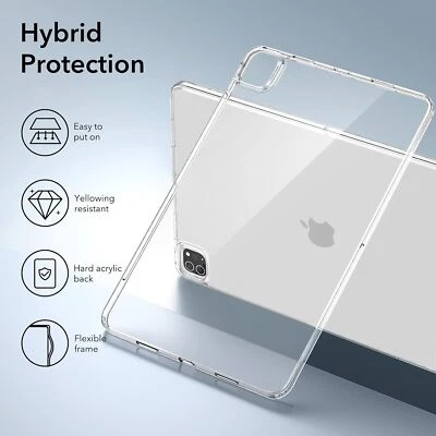 Clear Case For iPad Pro 12.9 Inch 5th/4th Gen 2021&2020 Shockproof Slim Cover - Image 1 of 4