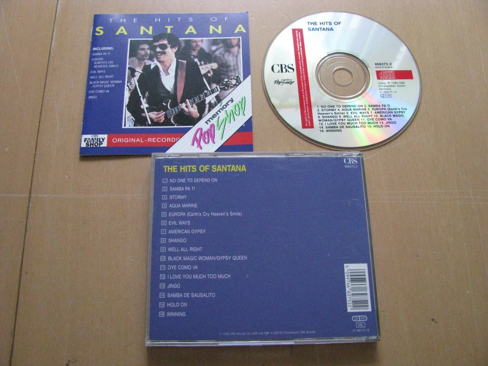 Carlos Santana The Hits of Santana Original-Recordings 16 Tracks CD - Bild 1 von 1