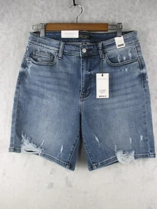 NWT Judy Blue Shorts Women Size XL High Waist Wide Leg JB15259MD-CO - Picture 1 of 17
