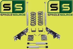 3" / 5" Drop Lowering Kit +C-NOTCH Fits 98-15 Ford Ranger 2WD SPR CODE 2,A,C,J - Picture 1 of 2