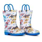 Paw Patrol boys Character Printed Waterproof Easy-On Handles PVC Rain Boots