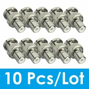 InstallerCCTV BNC Male to RCA Female Adapter Coaxial Connectors for CCTV Video - Picture 1 of 5