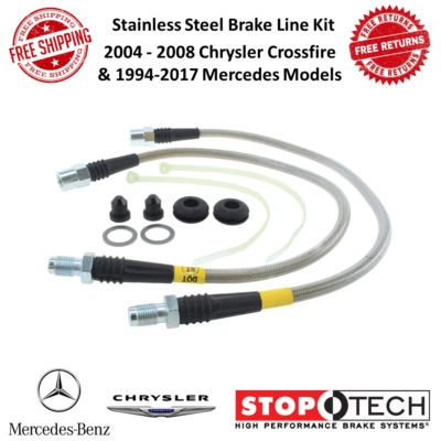 StopTech Stainless Steel Brake Line Kit for Crossfire & 94-17 Mercedes Models - Image 1 of 4