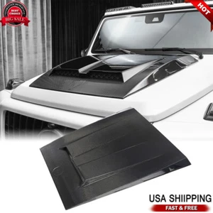 For Mercedes Benz W463 G63 G500 G550 2004UP REAL CARBON Engine Bonnet Hood Cover - Picture 1 of 12