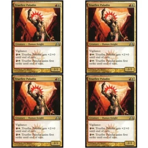 4 x TRUEFIRE PALADIN NM Gatecrash mtg Gold - Human Unc - Picture 1 of 1