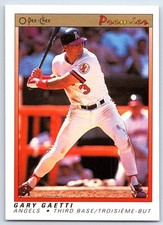 1991 O-Pee-Chee Premier Gary Gaetti California Angels #47