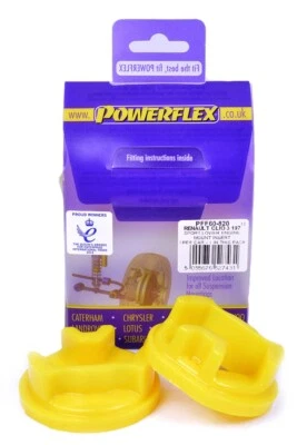 2x Powerflex PFF60-820 PU Inserto cuscinetto motore inferiore per Renault (n.20) - Immagine 1 di 4