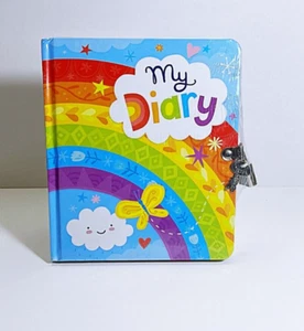 Diario secreto arco iris bloqueable para niños con candado - Imagen 1 de 5