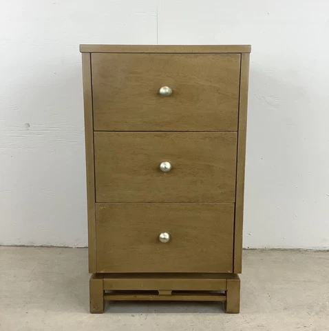 Vintage Dresser or Nightstand by Kent Coffey, “Simplex" Line Cover