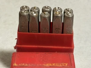 Number marking stamps 6 mm by Priority - Picture 1 of 5