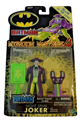 Batman Mission Masters 4 Night Spark Joker Glow in Dark Hasbro Sealed - image 1 of 4