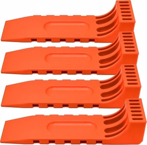 ORANGEE® 4 Pack Interlocking Tire Skate for Tow Truck, 4 inch, Neon Orange  - Bild 1 von 6