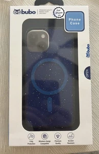 Bubo i Phone 14 Case Blue Speckled - Picture 1 of 1