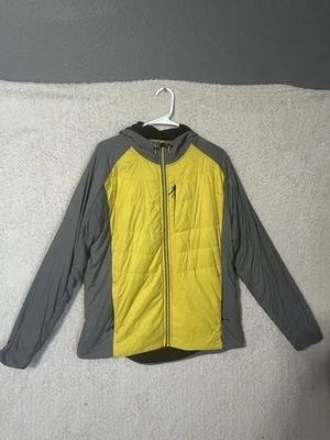 Smartwool Smartloft X-60 Yellow Gray Jacket. Outdoor Hiking Gorpcore Wool Large - Image 1 of 4