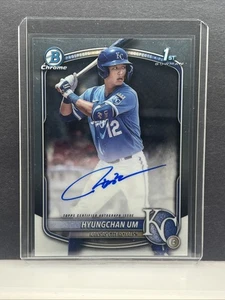 Bowman Chrome Hyungchan Um Auto 2025 1st Bowman #CPA-HU Royals - Imagen 1 de 2