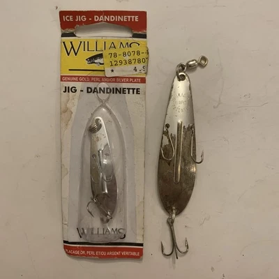Lote de 2 señuelos de cuchara de pesca Williams de colección Thinfin Williams 50 plantilla de hielo Foto 1 de 4