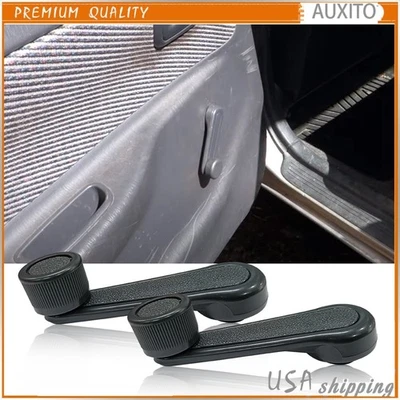 2 nuevas manivelas de manivela de ventana manual grises para Toyota T100 Tacoma Corolla 4Runner Foto 1 de 4