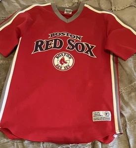 BOSTON RED SOX Baseball Dynasty MLB Red Men's MEDIUM Shirt FREE SHIPPING - Picture 1 of 3