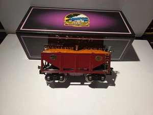 MTH Standard Gauge Tinplate 500 Series 521 Maroon w/ Brass Ore Car 10-1145 - Picture 1 of 9
