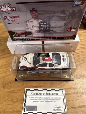 Revell 2003 Дейл Эрнхардт No8 Tribute концерт Монте-Карло 1/24 гоночная версия сертификат подлинности - Изображение 1 из 4
