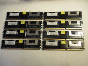 Nanya Lot 32GB (8 x 4GB) PC2-5300F fully buffered DDR2 667Mhz ECC Server Memory - Picture 1 of 2