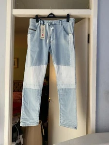 DIESEL KROOLEY-BK-NE Hombres 0687B PANTALÓN VAQUERO AZUL LAVADO ELÁSTICO PRECIO DE VENTA SUGERIDO POR EL FABRICANTE 250 £ - Imagen 1 de 10