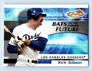 2001 FLEER FUTURES BATS TO THE FUTURE KIRK GIBSON LOS ANGELES DODGERS #21BF