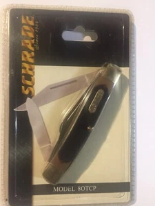 Vintage SCHRADE -2Blade #80TCP In Original Package - Picture 1 of 2