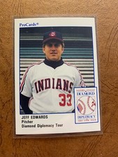 JEFF EDWARDS 1989 ProCards Eastern League USSR Diamond Diplomacy PWE SHIP