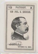 1891 Prof Godspeed The Game of American Patriots Philip Sheridan Phillip H 0e1b