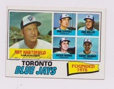1977 Topps Roy Hartsfield Toronto Blue Jays Autographed Baseball Card W/Our COA