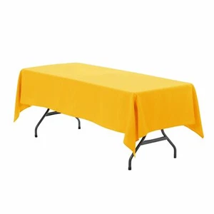 YCC Linens - 60 x 102 Inch Rectangular Polyester Tablecloths - Picture 1 of 52