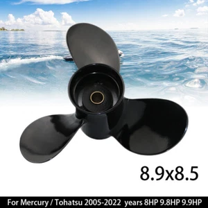 New Outboard Propeller 8.9x8.5 Pitch For Mercury Nissan/Tohatsu 8 9.9HP 12 Tooth - Picture 1 of 10