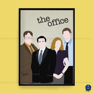 THE OFFICE (US) Comedy Characters Home Decor Minimalist Art Poster Print (3 Size - Picture 1 of 6