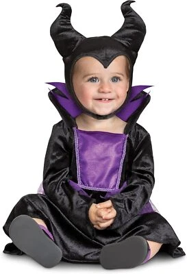 Maleficent Classic Toddler Disney Baby Fancy Dress Up Halloween Child Costume - Image 1 of 3