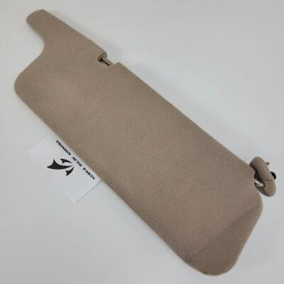 1992-1996 Toyota Camry RH Passenger Side Sun Visor with Screws Tan OEM - Image 1 of 4