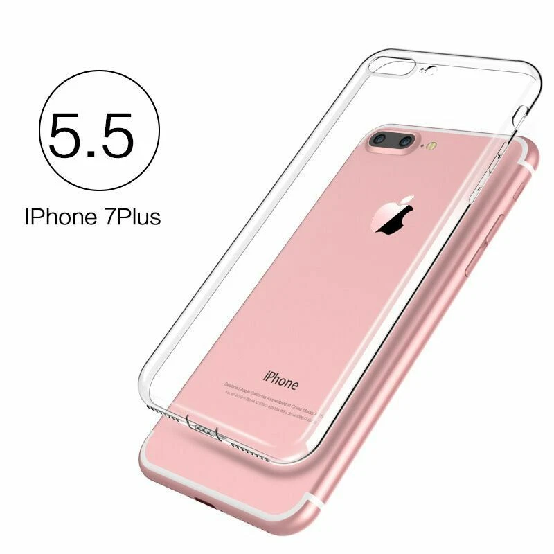 Cover in silicone slim 0,5MM trasparente per APPLE IPHONE 7 PLUS / 8 PLUS - Immagine 1 di 1