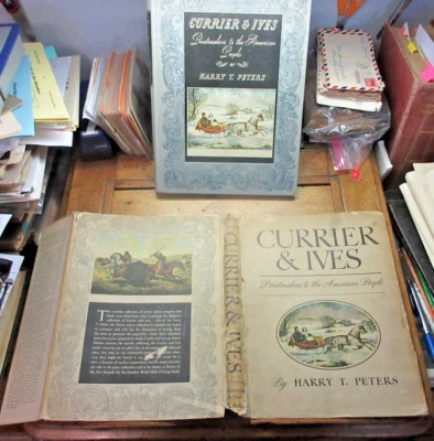 Currier and Ives Printmakers to American People Harry Peters 1942 Dust Jacket DJ - Image 1 of 4